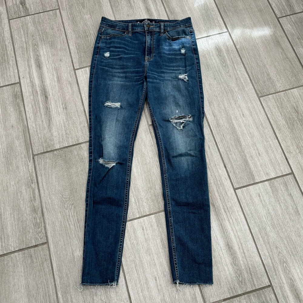 Hollister ultra high rise super skinny jeans